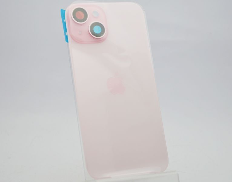 Задня кришка зі склом камери Apple iPhone 15 Pink Original 42237 фото