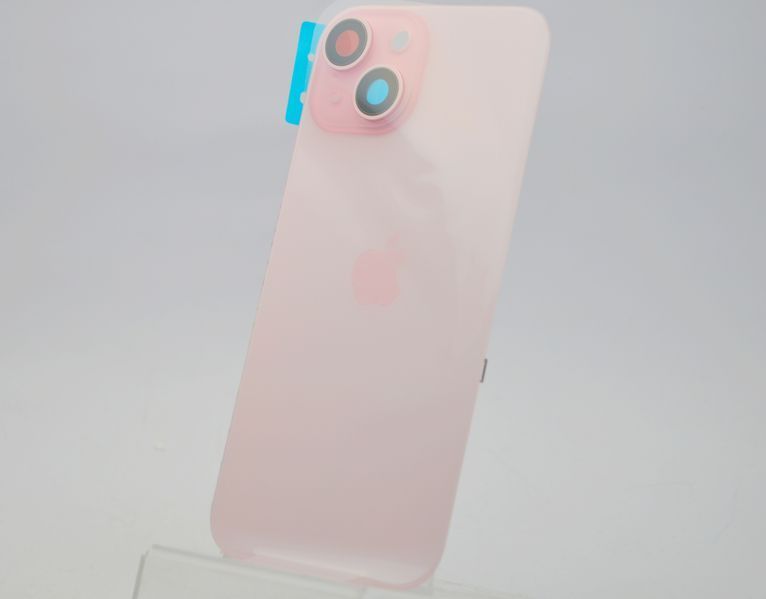 Задня кришка зі склом камери Apple iPhone 15 Pink Original 42237 фото