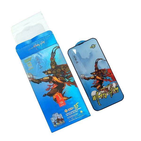 Захисне скло Monkey King ESD 5S Glass для Apple iPhone 12 Pro Max Black 71633 фото