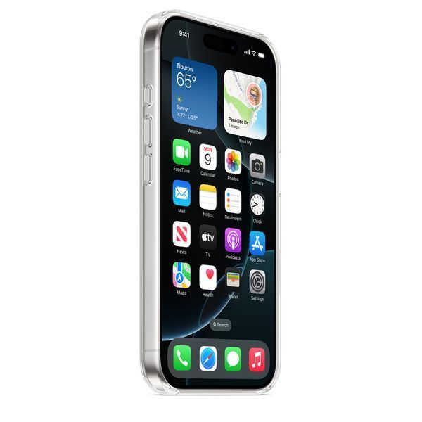 Чехол накладка с MagSafe и Splash Screen Clear Case для Apple iPhone 16 Pro Transparent (Прозрачный) 74264 фото