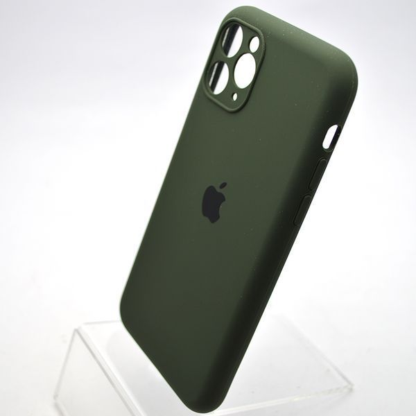 Силиконовый чехол накладка Silicon Case Full Camera для iPhone 11 Pro New Green 53983 фото