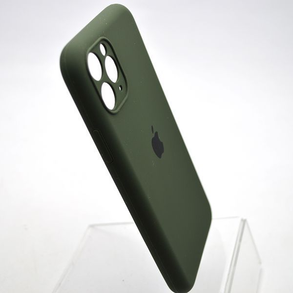 Силиконовый чехол накладка Silicon Case Full Camera для iPhone 11 Pro New Green 53983 фото