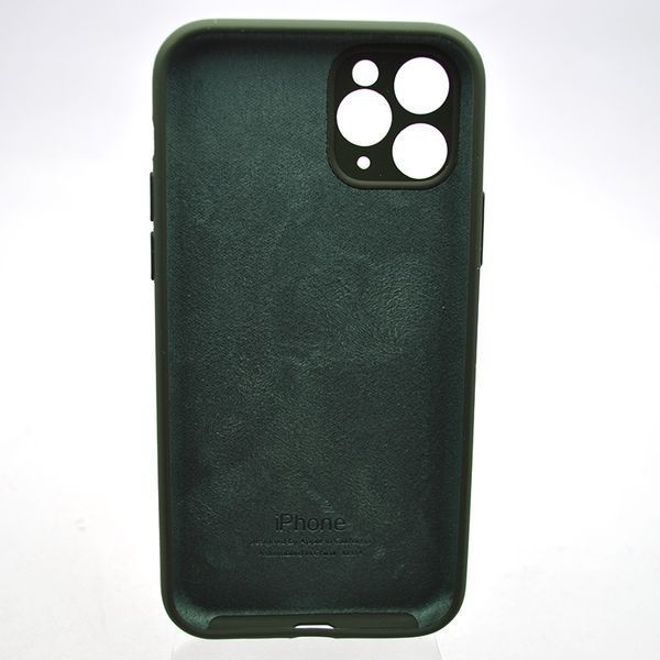 Силиконовый чехол накладка Silicon Case Full Camera для iPhone 11 Pro New Green 53983 фото