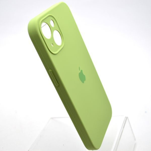 Силиконовый чехол накладка Silicon Case Full Camera для iPhone 13 Mint Green 84960 фото