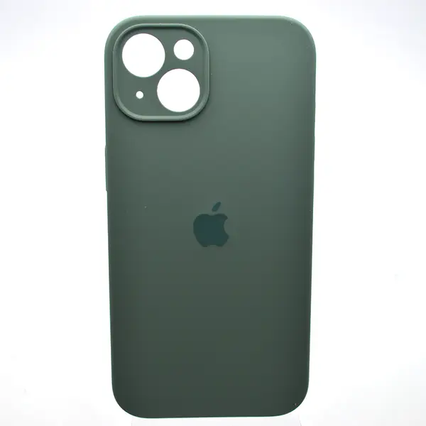 Купити Силіконовий чохол накладка Silicon Case Full Camera для iPhone 15 Pine Needle Green 73887 в інтернет магазині AppExpert OPT