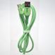 Кабель ANSTY Z-027-T LED Type-C 3.1A 1M Green 75993 фото 3