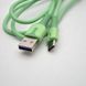Кабель ANSTY Z-027-T LED Type-C 3.1A 1M Green 75993 фото 7