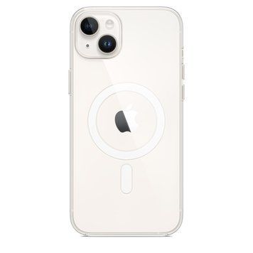 Чехол накладка с MagSafe и Splash Screen Clear Case для Apple iPhone 14 Plus Transparent (Прозрачный) 48901 фото