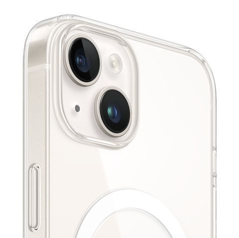 Чехол накладка с MagSafe и Splash Screen Clear Case для Apple iPhone 14 Plus Transparent (Прозрачный) 48901 фото
