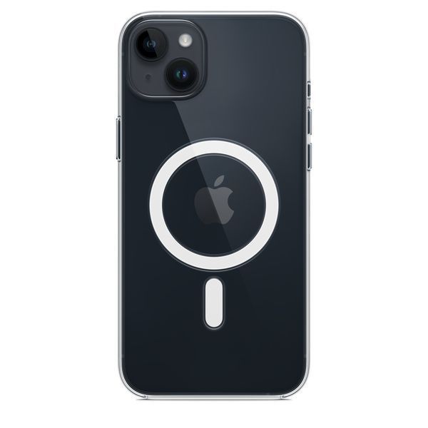 Чехол накладка с MagSafe и Splash Screen Clear Case для Apple iPhone 14 Plus Transparent (Прозрачный) 48901 фото