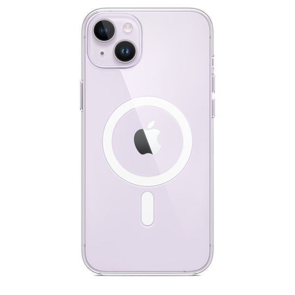 Чехол накладка с MagSafe и Splash Screen Clear Case для Apple iPhone 14 Plus Transparent (Прозрачный) 48901 фото