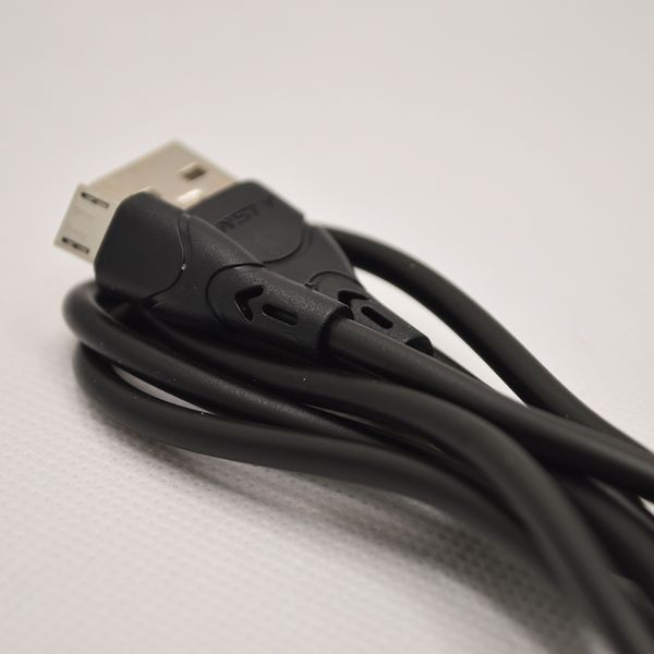 Кабель ANSTY Z-023-A Micro USB 1.2A 1M Black 14865 фото