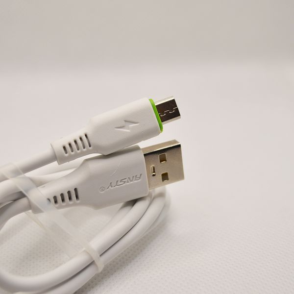 Сетевое зарядное устройство ANSTY C-005-A с Micro USB кабелем 1USB 2.4A White 71816 фото