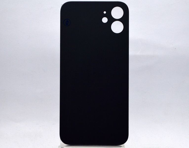 Задняя крышка Apple iPhone 12 Black HC (с большим отверстием под камеру) 61638 фото