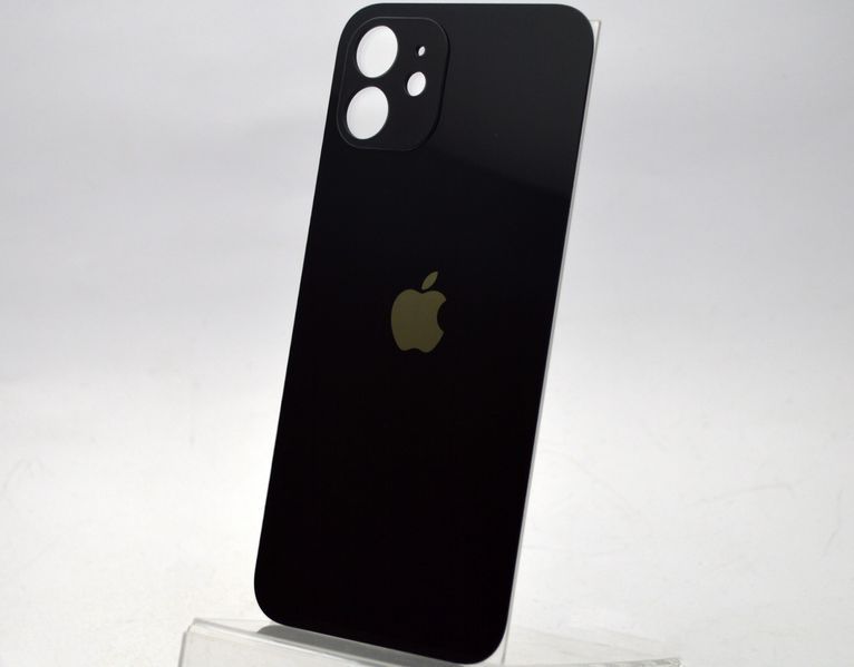 Задняя крышка Apple iPhone 12 Black HC (с большим отверстием под камеру) 61638 фото