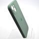 Силиконовый чехол накладка Silicon Case Full Camera для iPhone 15 Plus Pine Needle Green 80590 фото 2