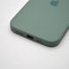 Силиконовый чехол накладка Silicon Case Full Camera для iPhone 15 Plus Pine Needle Green 80590 фото 5