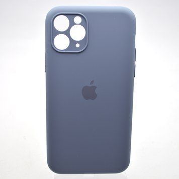 Силіконовий чохол накладка Silicon Case Full Camera для iPhone 11 Pro Max Lavender Gray 32771 фото
