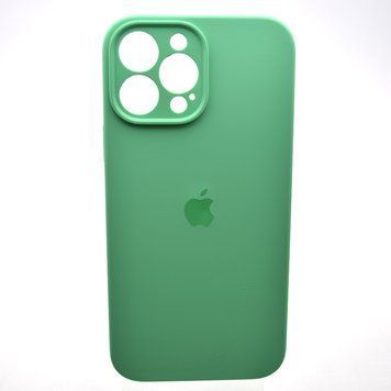 Силіконовий чохол накладка Silicon Case Full Camera для iPhone 13 Pro Max Rehmannia Green 60168 фото