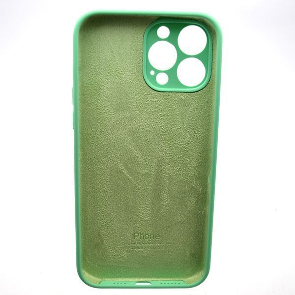 Силіконовий чохол накладка Silicon Case Full Camera для iPhone 13 Pro Max Rehmannia Green 60168 фото