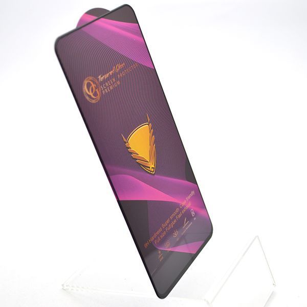 Захисне скло OG Golden Armor для Samsung G990 Galaxy S21 FE Black 60037 фото