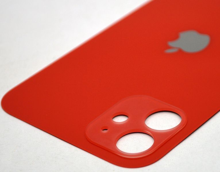 Задняя крышка Apple iPhone 12 Red HC (с большим отверстием для камеры) 61035 фото