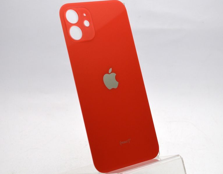 Задняя крышка Apple iPhone 12 Red HC (с большим отверстием для камеры) 61035 фото