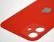 Задняя крышка Apple iPhone 12 Red HC (с большим отверстием для камеры) 61035 фото 2