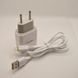 Сетевое зарядное устройство ANSTY C-005-I с Lightning кабелем 1USB 2.4A White 65544 фото 4