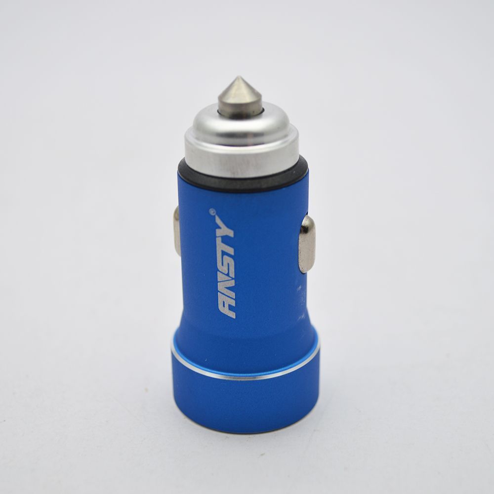 Автомобильное зарядное устройство ANSTY CAR-01 (2 USB 3.1A) Blue 66764 фото