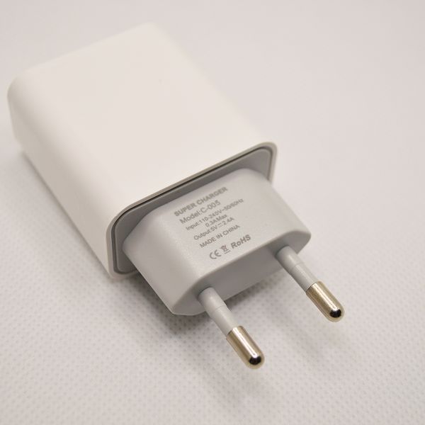 Сетевое зарядное устройство ANSTY C-005-T с Type-C кабелем 1USB 2.4A White 76696 фото