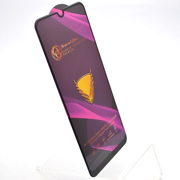 Захисне скло OG Golden Armor для Samsung A70 Galaxy A705 Black 47809 фото