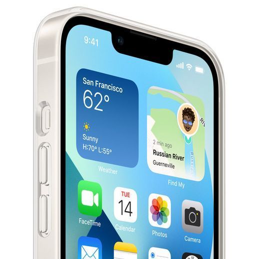 Чохол накладка з MagSafe та Splash Screen Clear Case для Apple iPhone 13 Transparent (Прозорий) 95066 фото