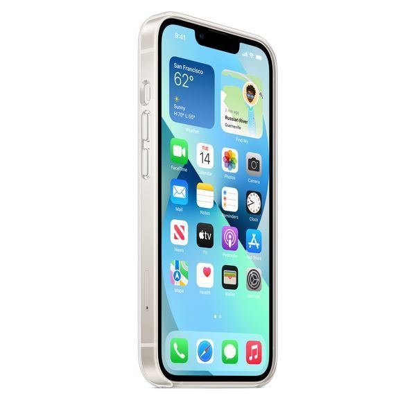 Чохол накладка з MagSafe та Splash Screen Clear Case для Apple iPhone 13 Transparent (Прозорий) 95066 фото