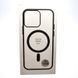 Чехол накладка с MagSafe Clear Case Magnetic для Apple iPhone 12 Black 12468 фото