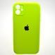 Силиконовый чехол накладка Silicon Case Full Camera для iPhone 11 Fluorescent Green 43710 фото
