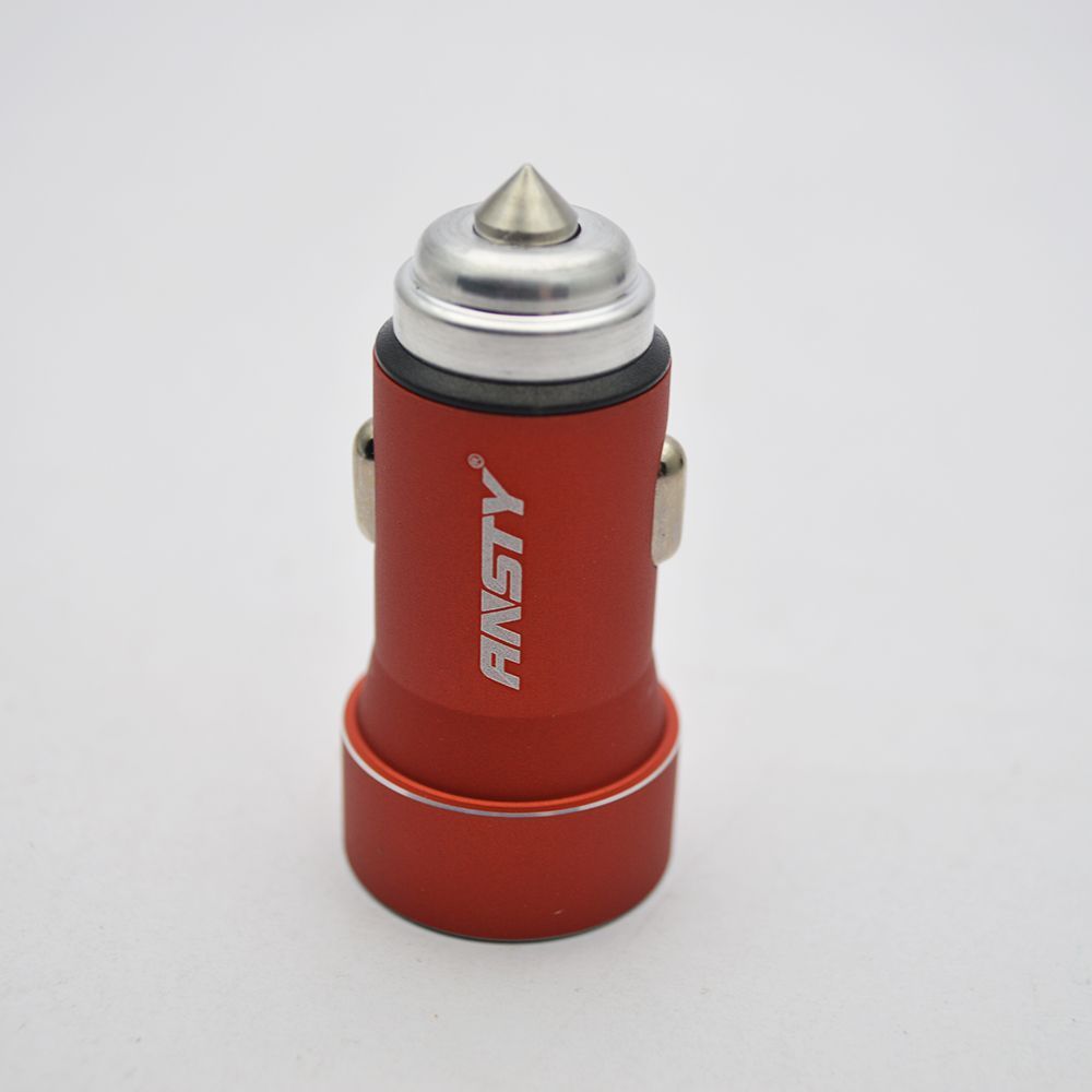 Автомобильное зарядное устройство ANSTY CAR-01 (2 USB 3.1A) Red 31040 фото