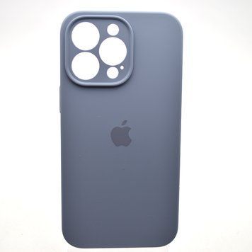 Силіконовий чохол накладка Silicon Case Full Camera для iPhone 13 Pro Lavender Gray 62409 фото