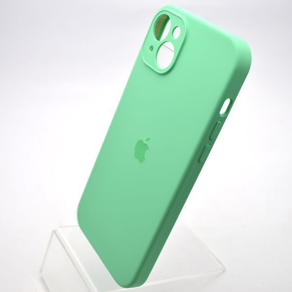 Силиконовый чехол накладка Silicon Case Full Camera для iPhone 15 Plus Rehmannia Green 96538 фото