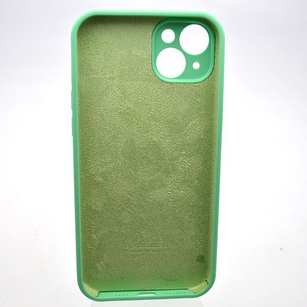Силиконовый чехол накладка Silicon Case Full Camera для iPhone 15 Plus Rehmannia Green 96538 фото