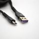 Кабель ANSTY ANS-88-A Nylon Micro USB 3.4A 2M Black 94124 фото 7