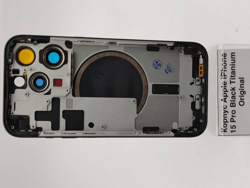 Корпус Apple iPhone 15 Pro Black Titanium Original (Оригинал) 52258 фото