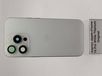 Корпус Apple iPhone 15 Pro White Titanium Original (Оригінал) 61249 фото