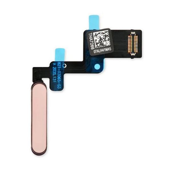 Шлейф Apple iPad Air 5 10.9" 2022 (A2588/A2589/A2591) с кнопкой вкл и сканером отпечатков Pink 50496 фото