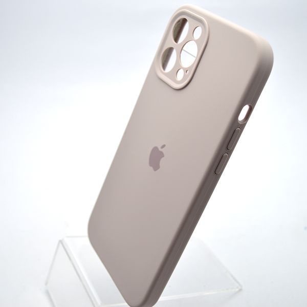 Силиконовый чехол накладка Silicon Case Full Camera для iPhone 12 Pro Max Lavender Violet 41428 фото