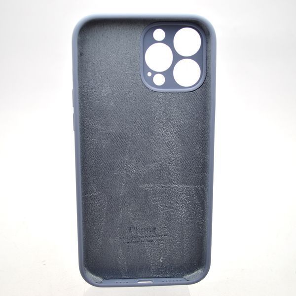 Силіконовий чохол накладка Silicon Case Full Camera для iPhone 13 Pro Max Lavender Gray 61170 фото