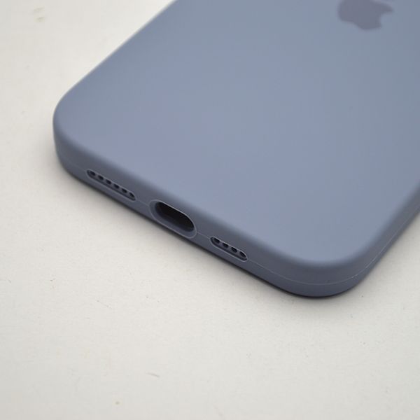 Силіконовий чохол накладка Silicon Case Full Camera для iPhone 13 Pro Max Lavender Gray 61170 фото