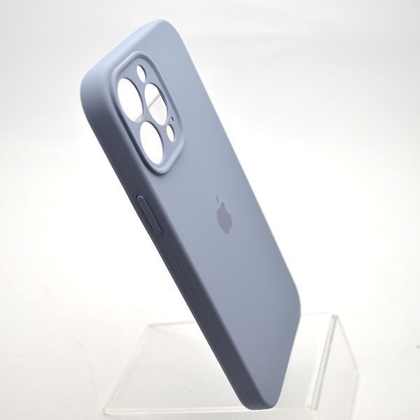 Силіконовий чохол накладка Silicon Case Full Camera для iPhone 13 Pro Max Lavender Gray 61170 фото