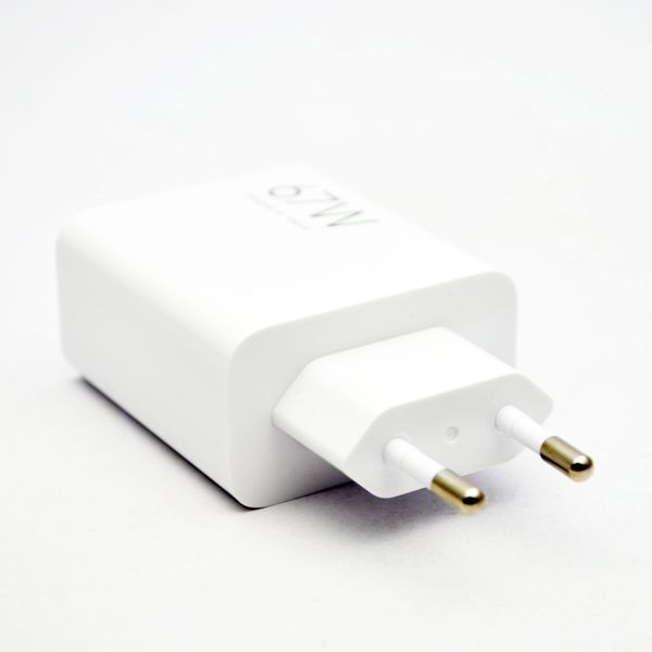 Мережевий зарядний пристрій Xiaomi 67W Power Adapter з кабелем USB-C White (BHR6035EU) Original SN 69220 фото