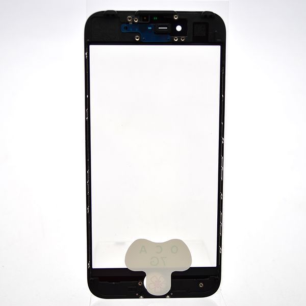 Скло LCD Apple iPhone 7 з рамкою та OCA Black Original 1:1 71748 фото